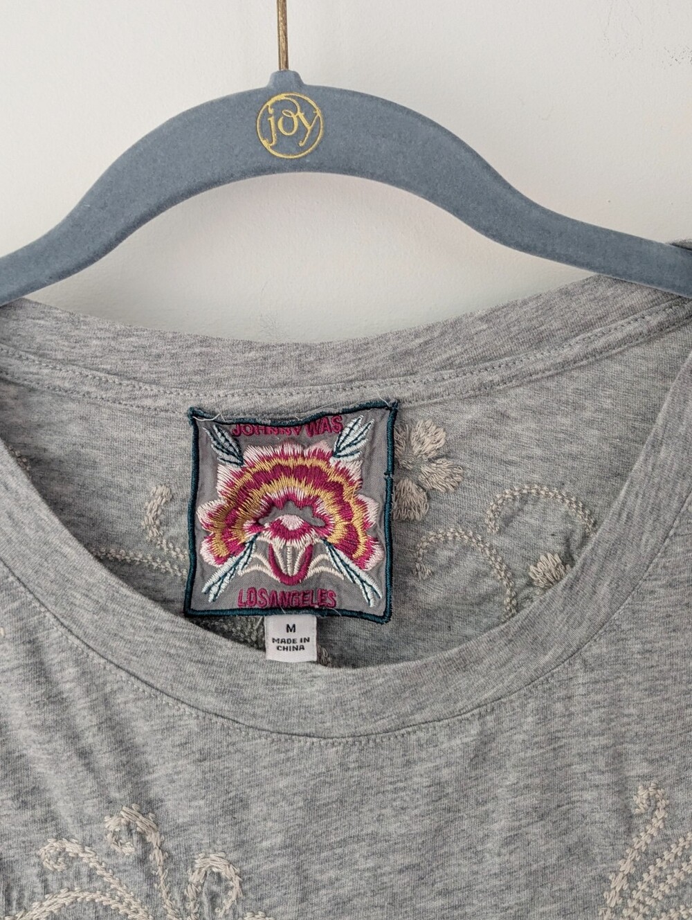 Johnny Was Jailyn Embroidered Relaxed Tee - Picture 5 of 8